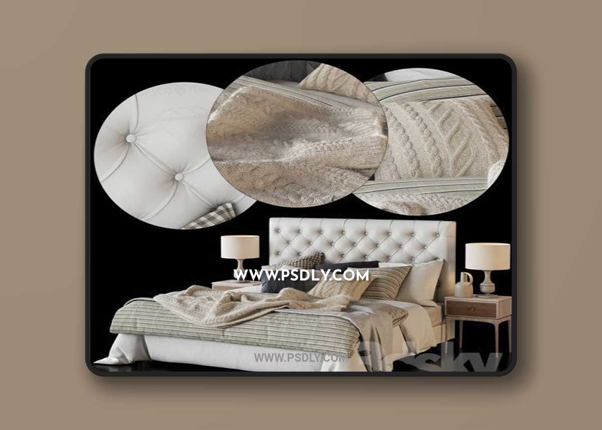 "CLASSIC" by Greco Strom + Zara Home linen 3D model