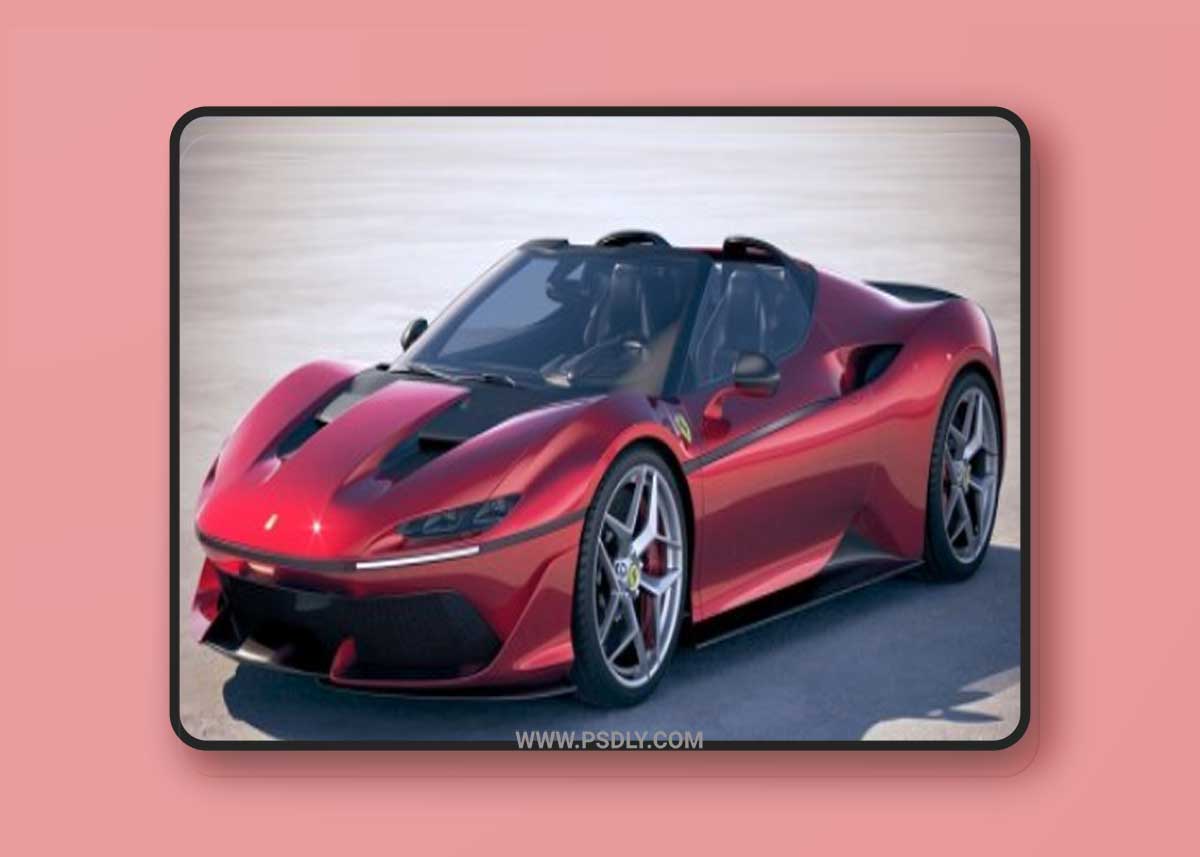 Cgtrader - Ferrari J50 2017 3D Model