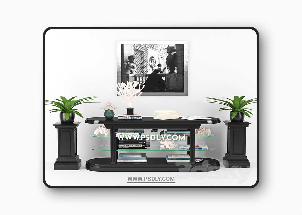 Console Table Pierce 3D Model