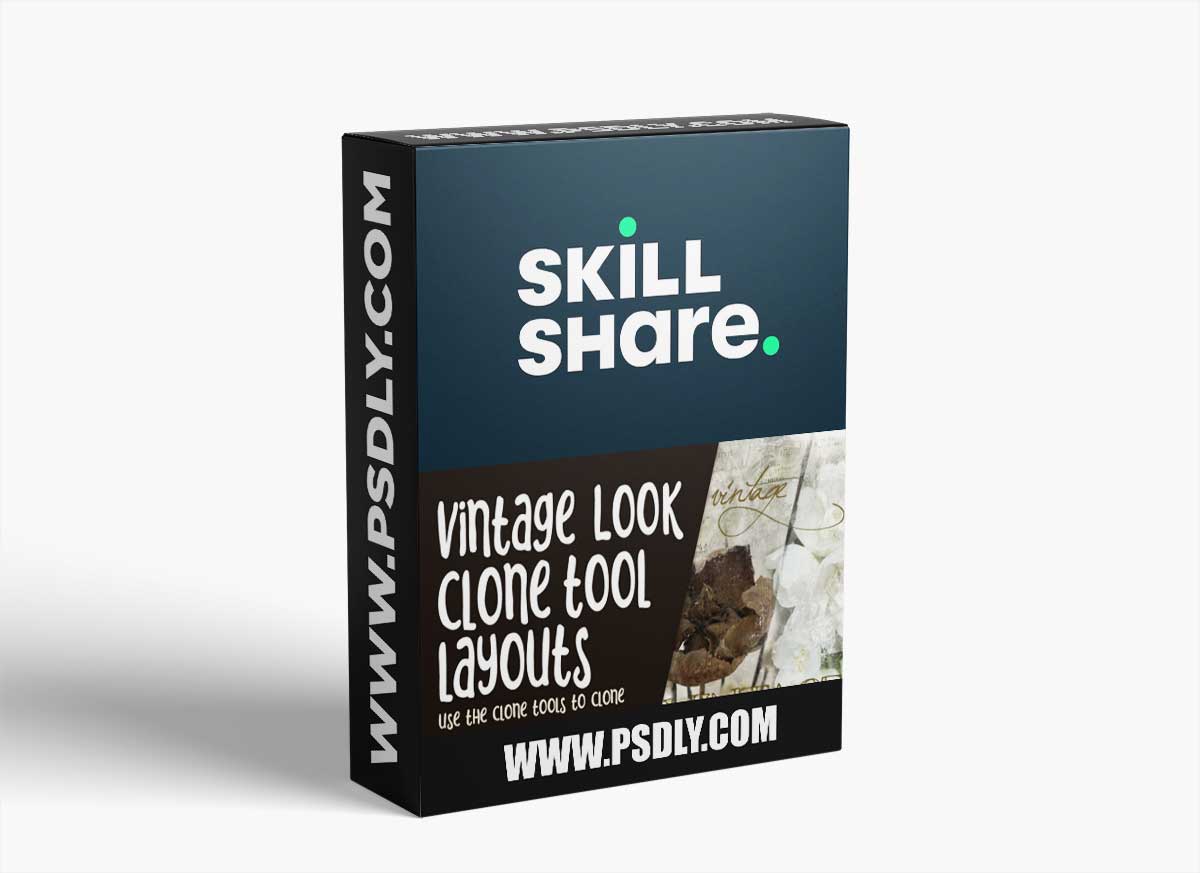 Create a Vintage Look Collage in Procreate with the Clone Brush - 10 Mixed Media Brushes Included