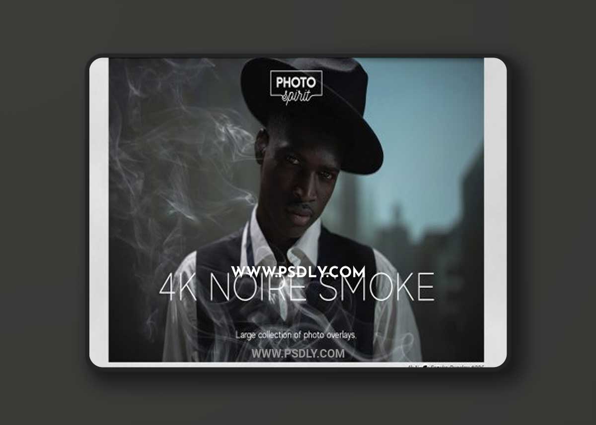 CreativeMarket - 4k Noire Smoke Overlays 7158102