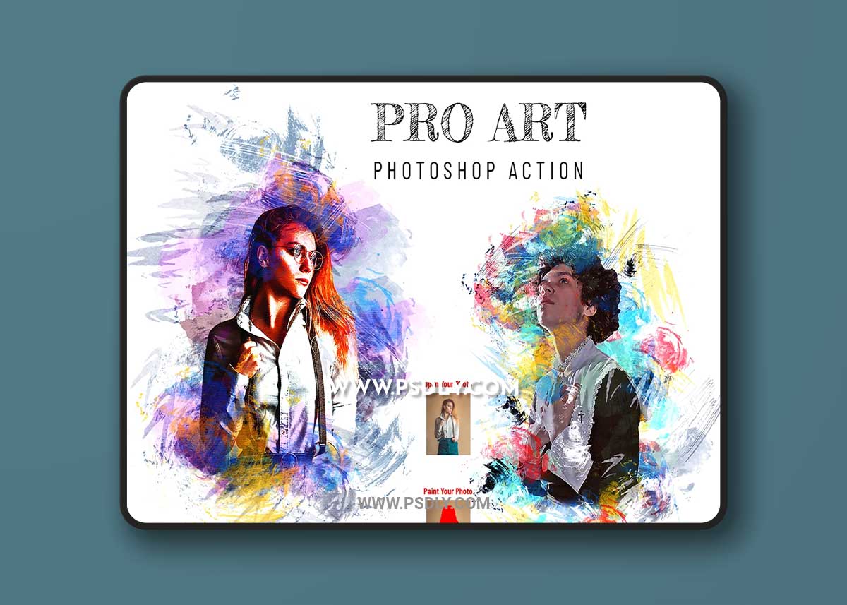 CreativeMarket - Pro Art Photoshop Action 7116812