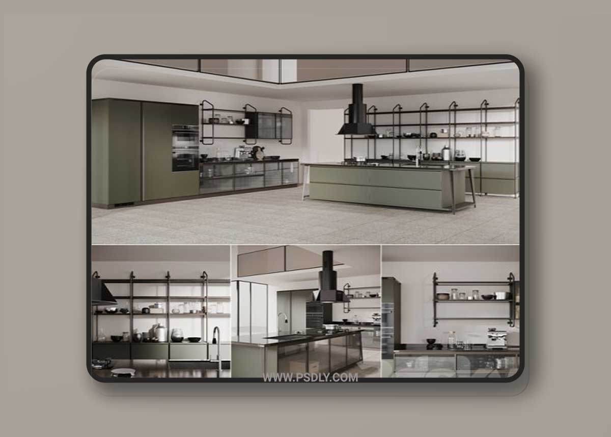 Diesel Open Workshop Scavolini 3D Model