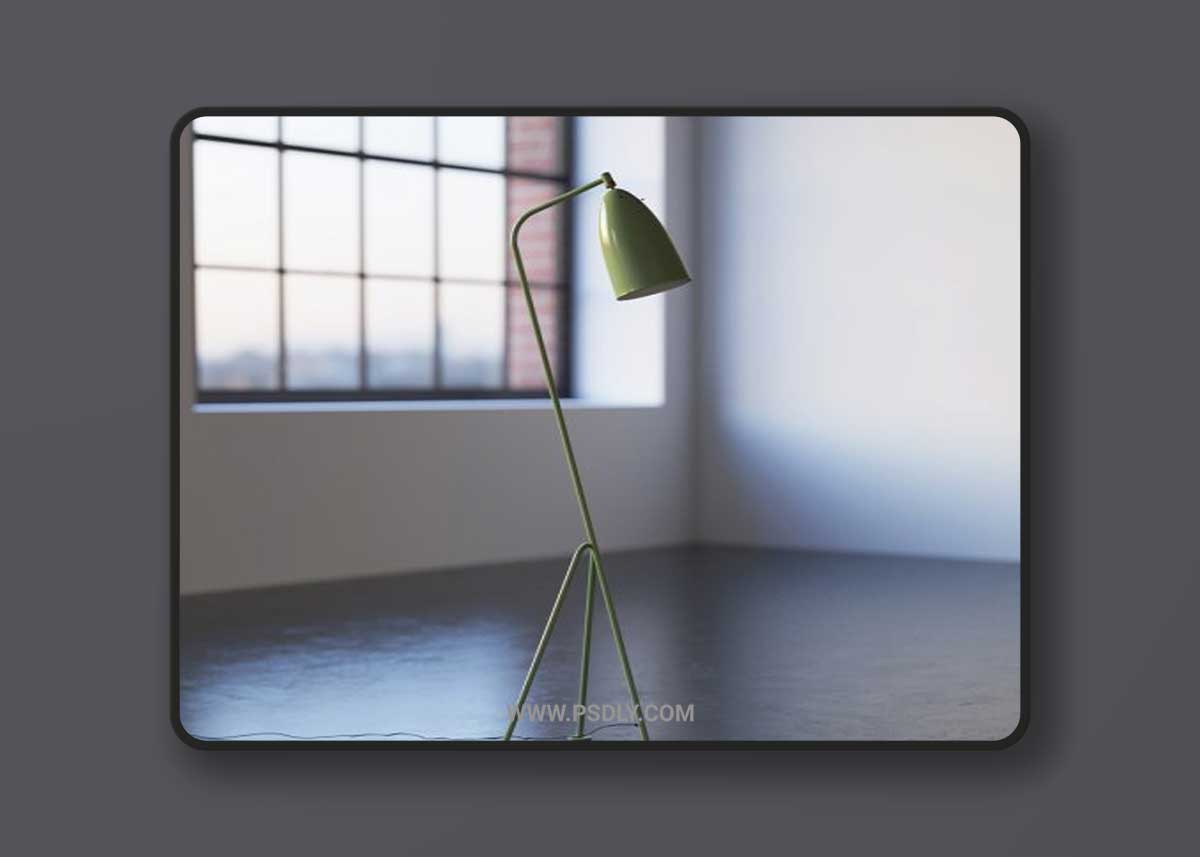 FK 87 Grasshopper floor lamp 04 3D Model