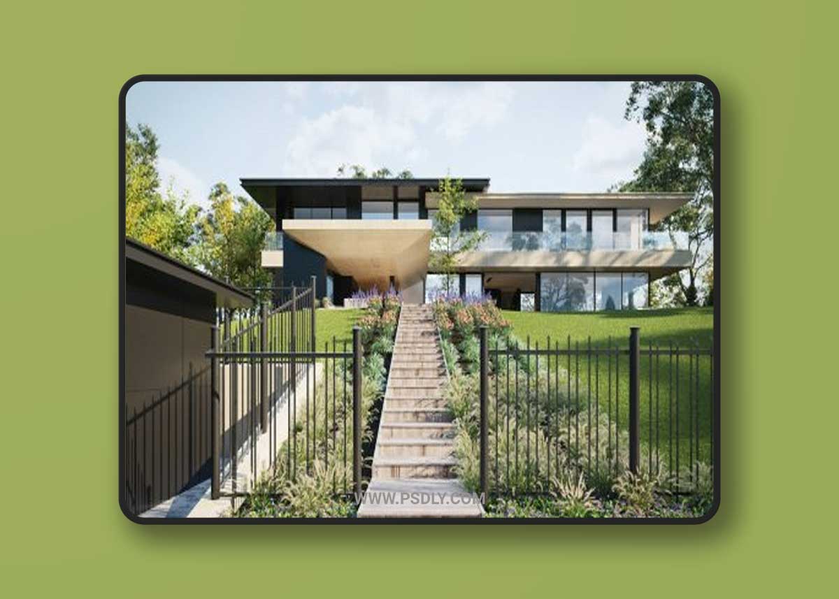 House Exterior By Nhat Tuyen 3D Model