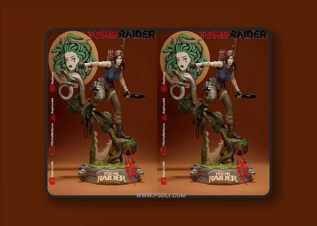 Lara Croft 3D Printable