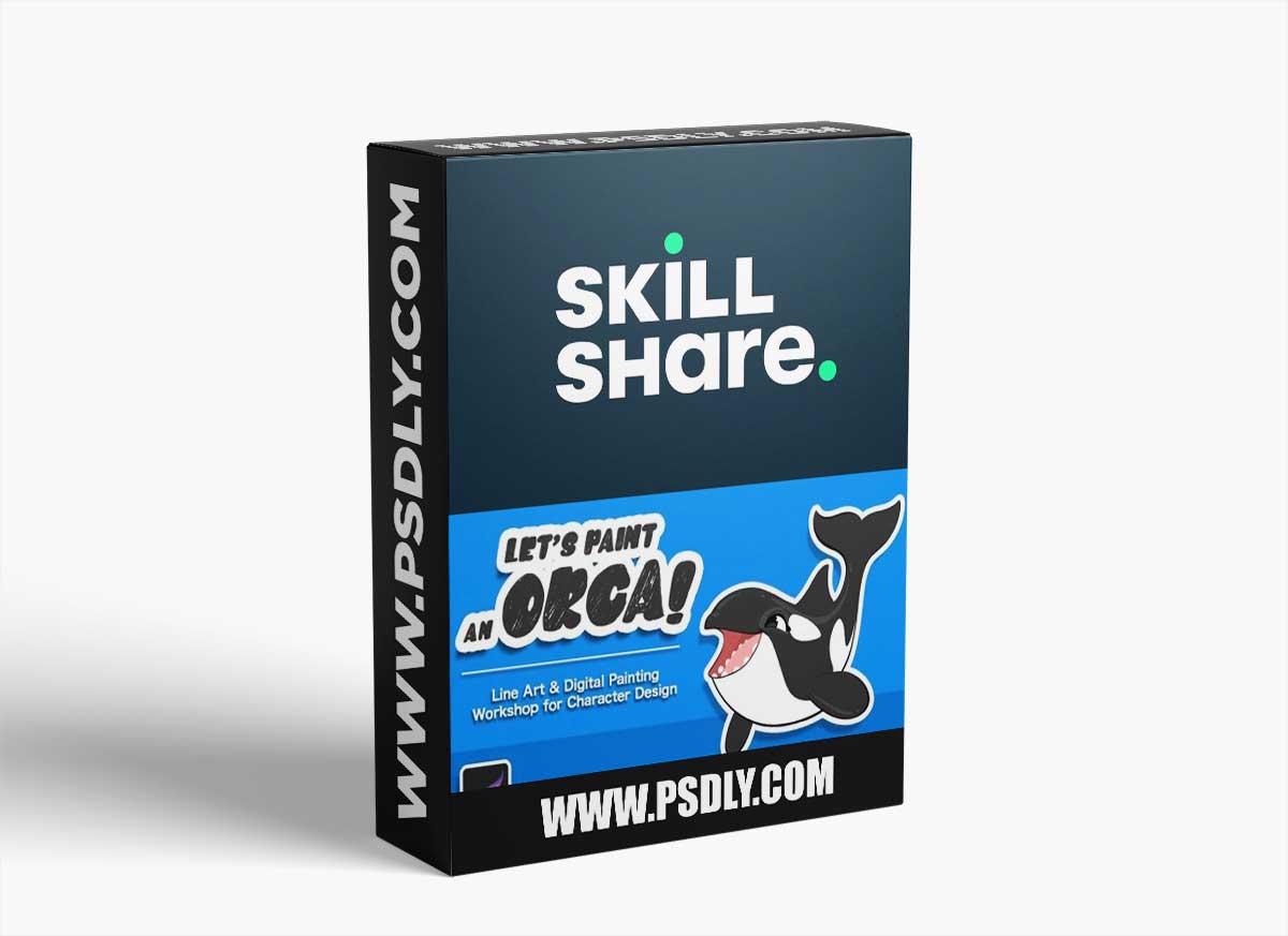 Let's Paint an ORCA! Line Art & Digital Painting Workshop