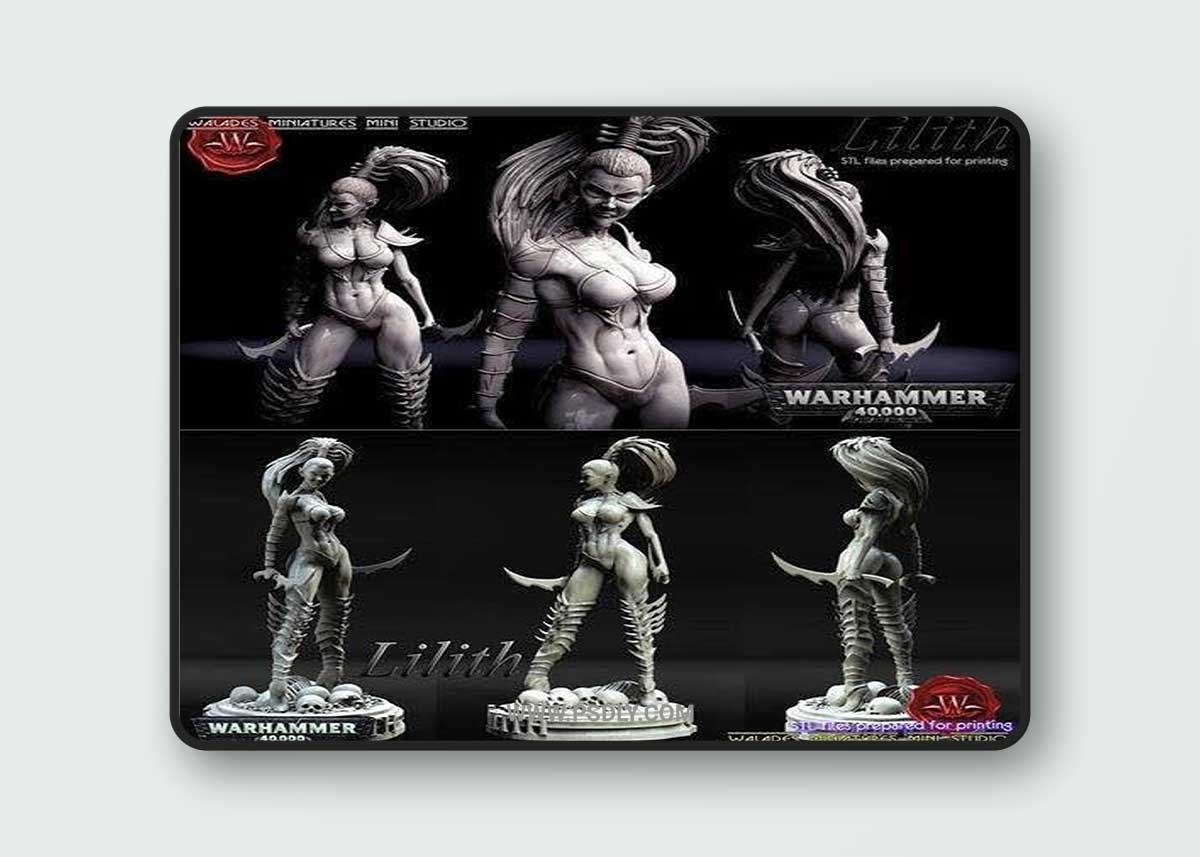 Lilith w40k 3D Printable 3D Model