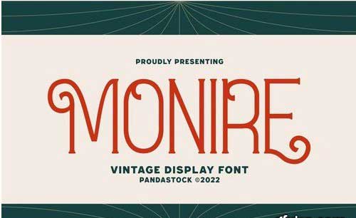 Monire - Creative Vintage Font