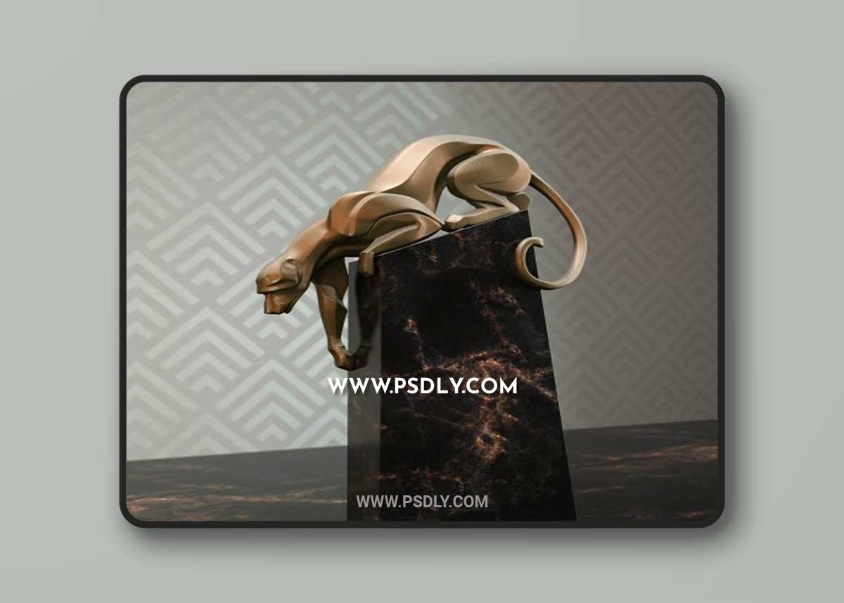Sculpture Jaguar 3D Model