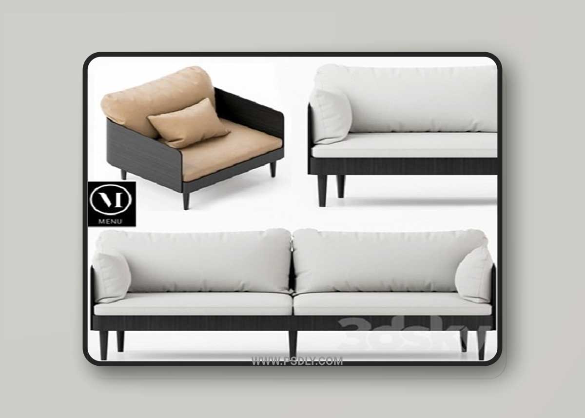 Septembre Sofa by MENU 3D Model