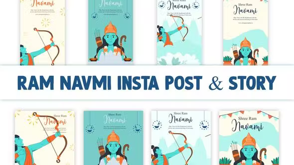 Videohive Ram Navmi Social Media Design Pack 37153189