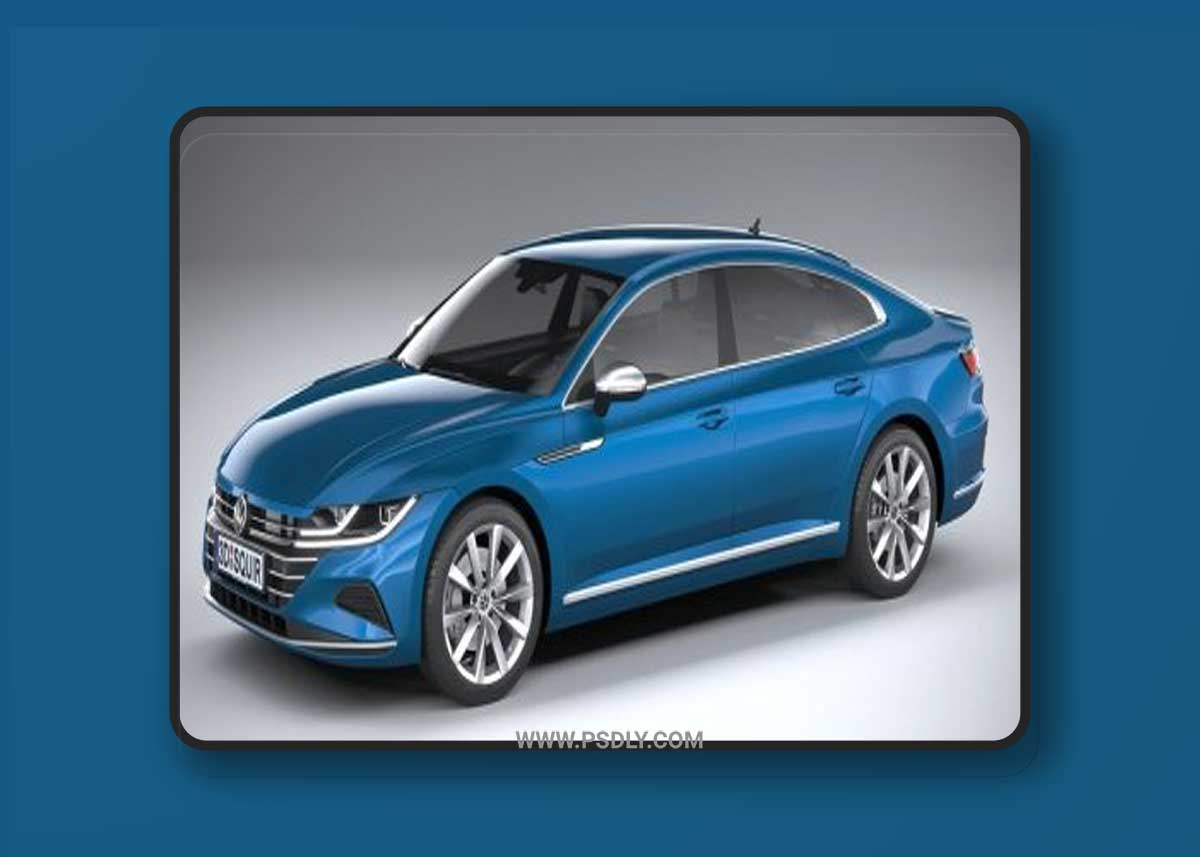 Volkswagen Arteon Hybrid 2021 3D Model