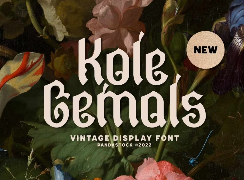 Kole Gemols - Mid Century Modern Font