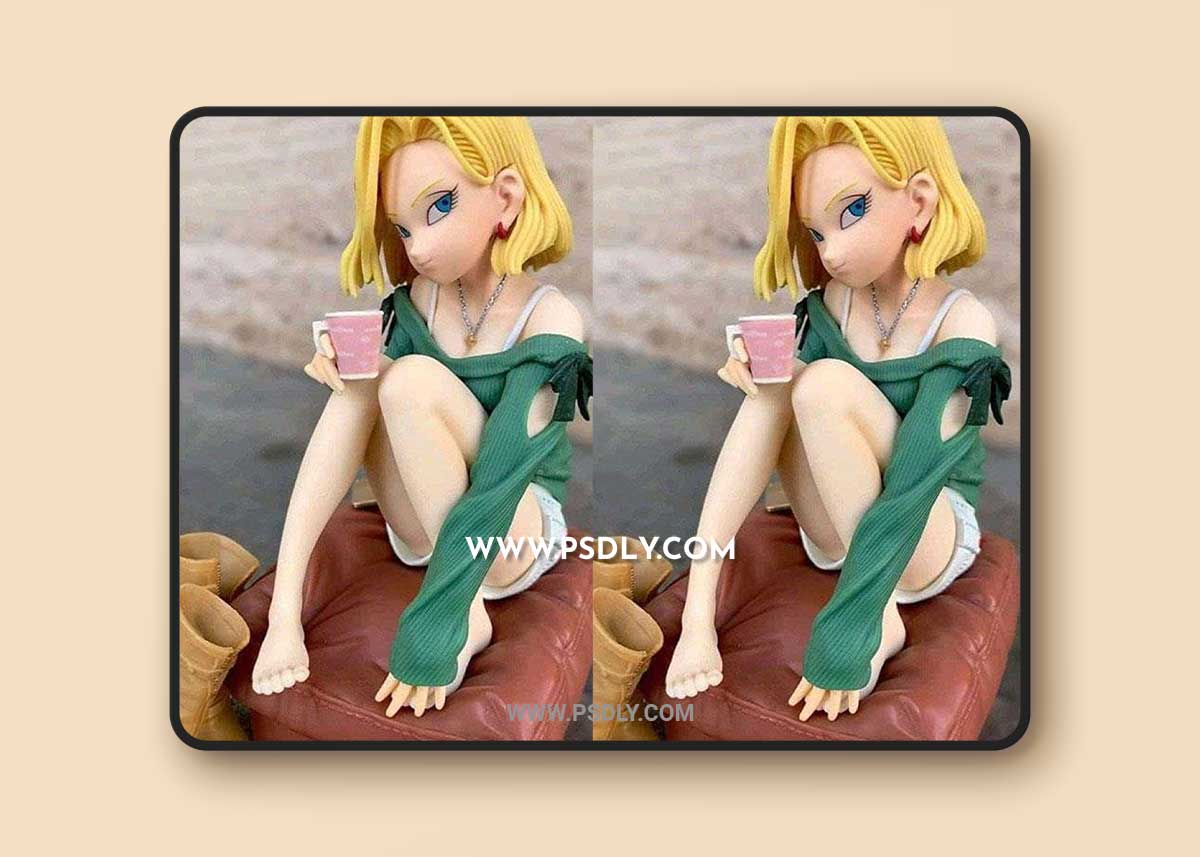 3D Print Models Dragonball Z c18 relax