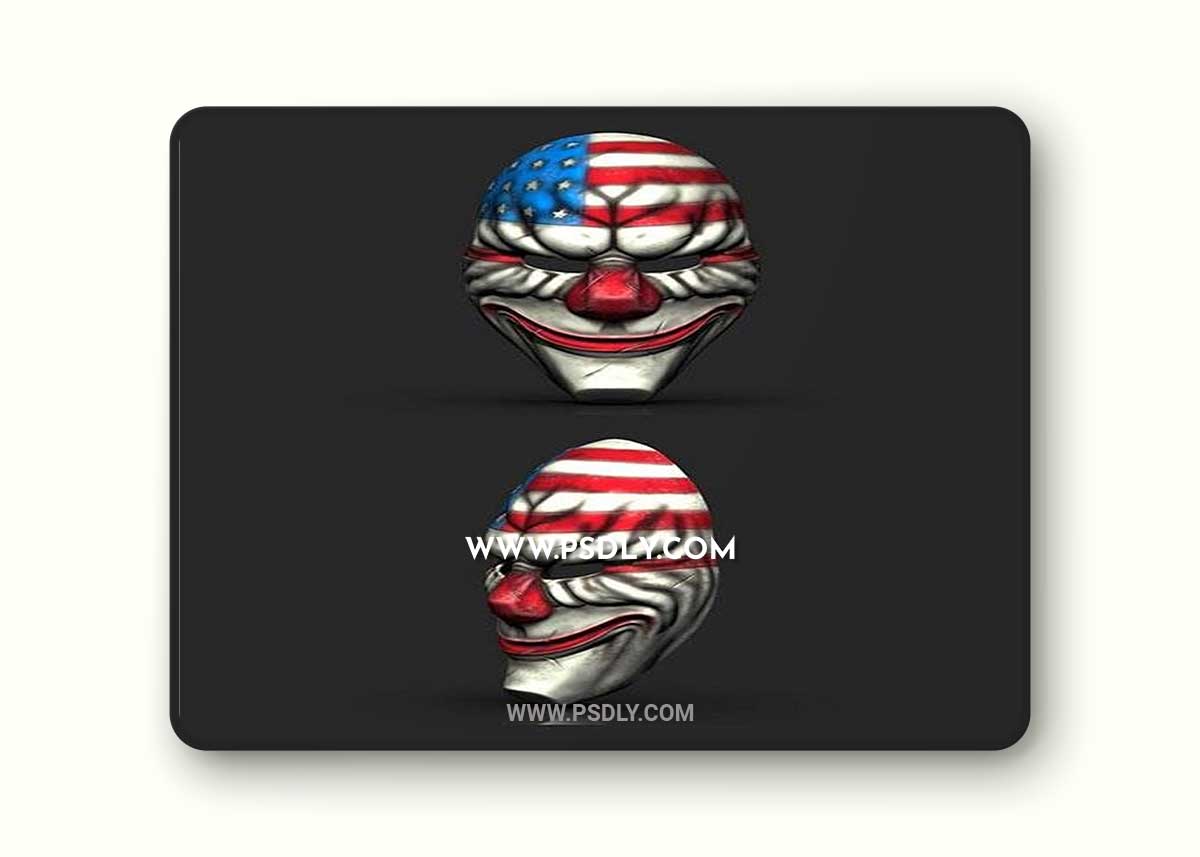 3D Print Models Payday 2 Dallas Mask