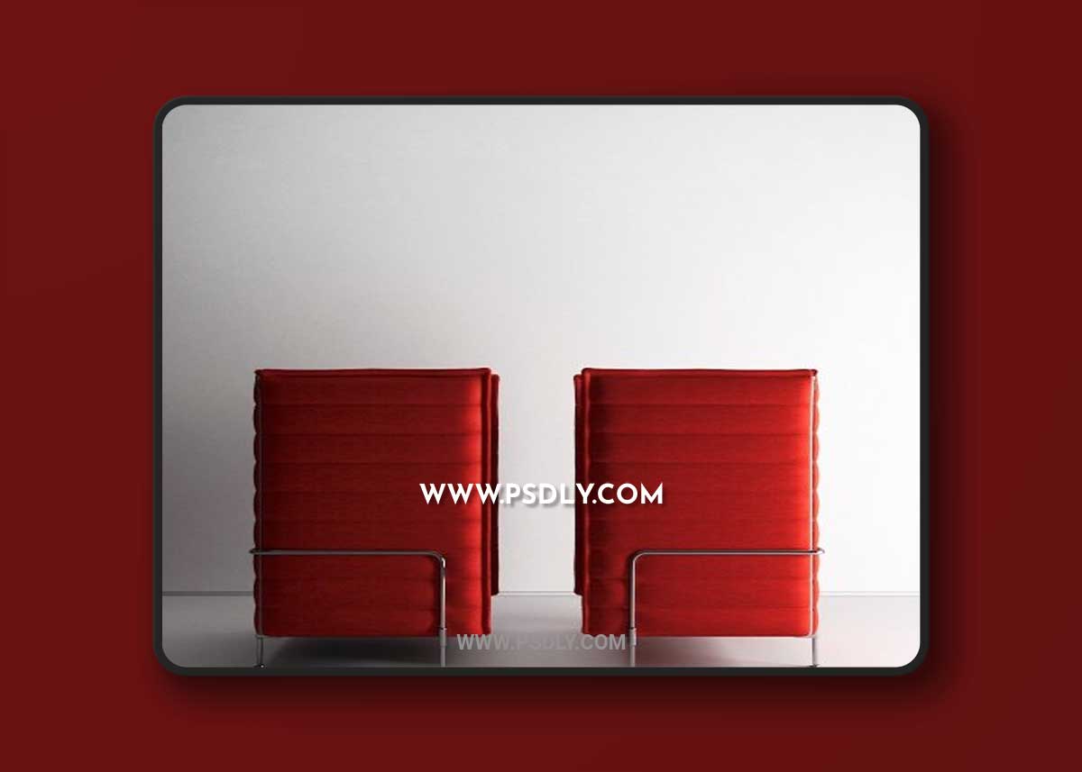 Alcove Highback By Vitra Collection 3D Model