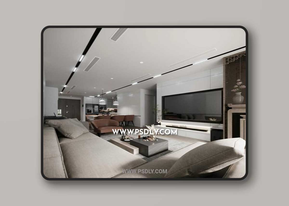 Apartment Interior By Hoang Dat 3D Model