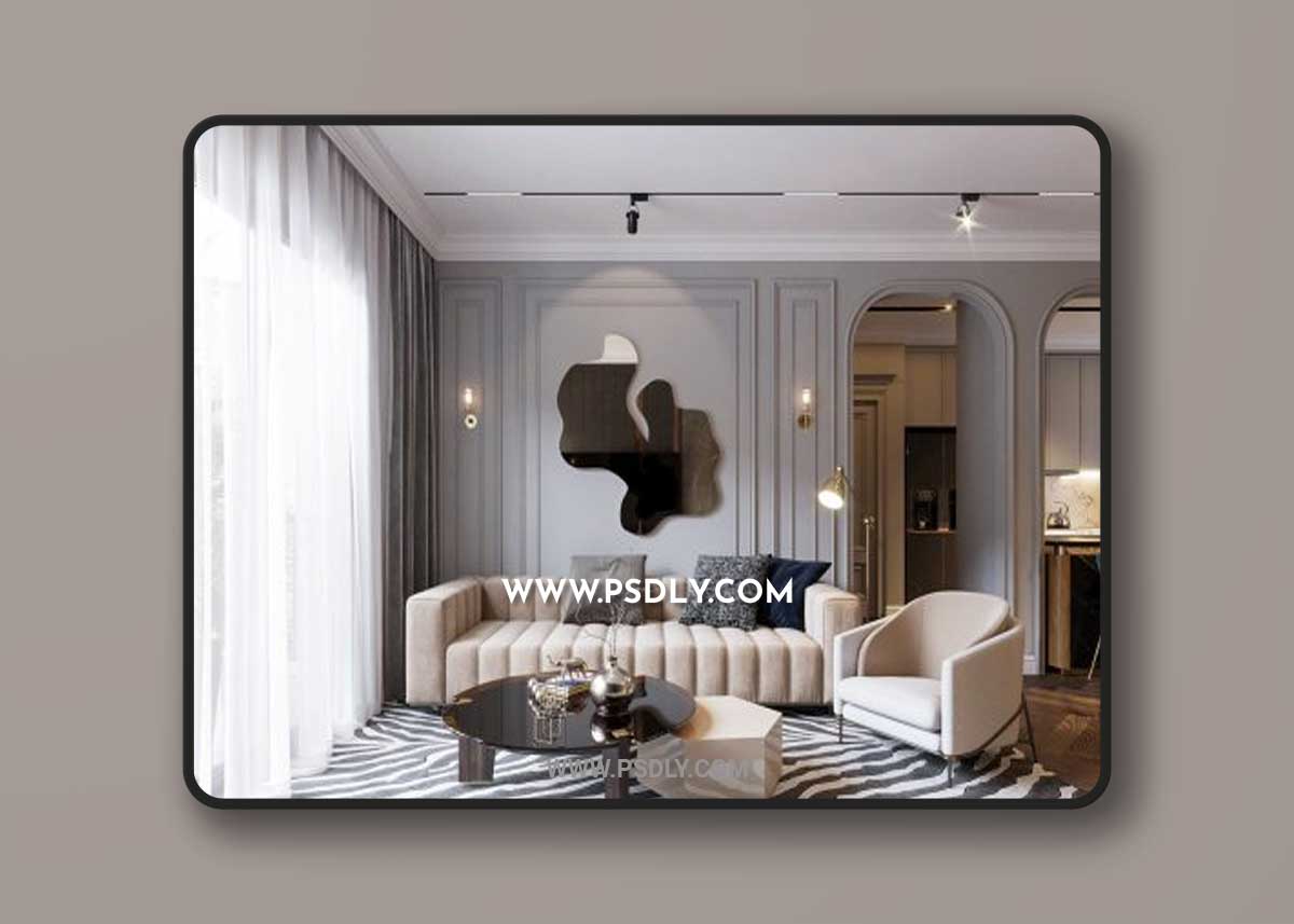 Apartment Interior by Nguyen Thuy Dung 3D Model