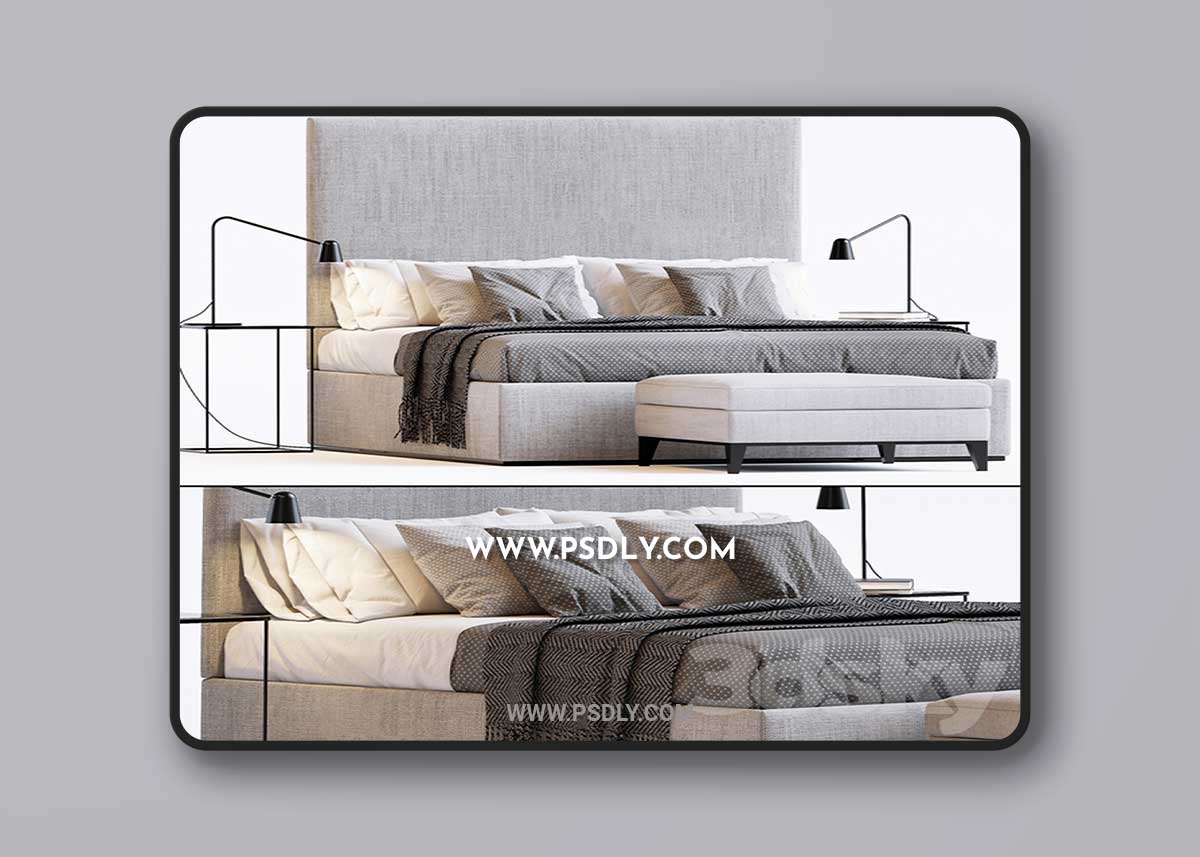 BED BY SOFA AND CHAIR COMPANY 19 3D Model