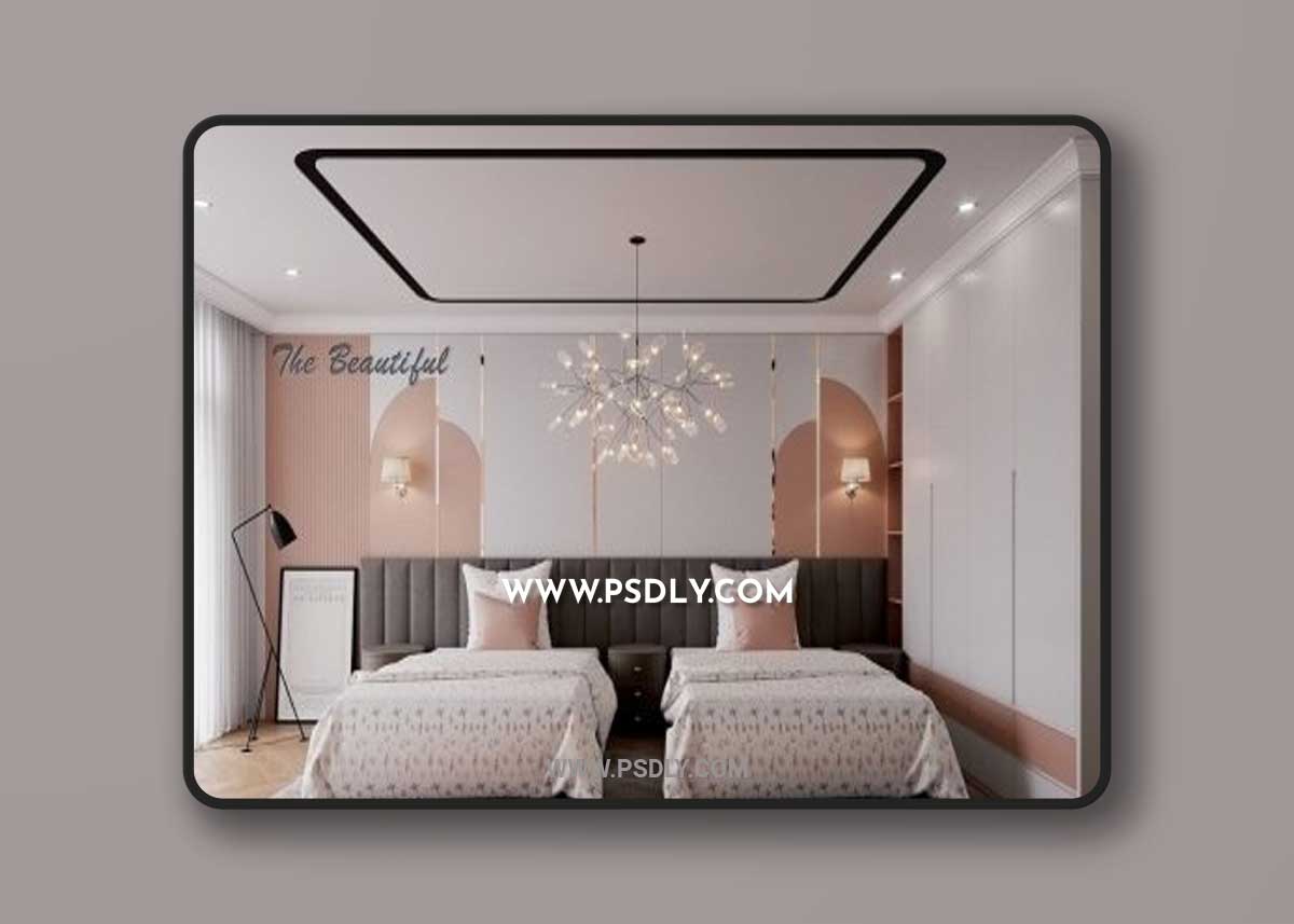 Bedroom Interior By Nguyen Thuy 3D Model