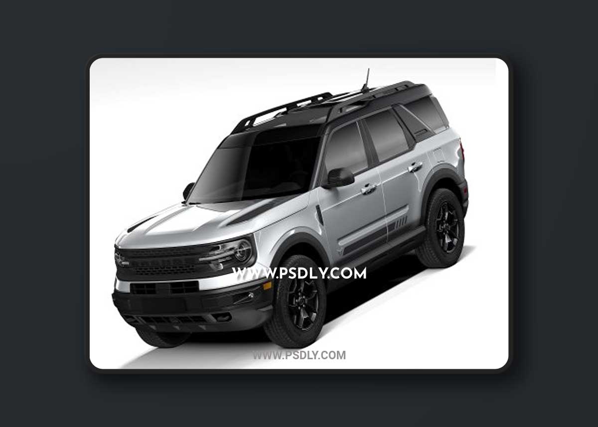 Cgtrader - Ford Bronco Sport First Edition 2021 3D Model