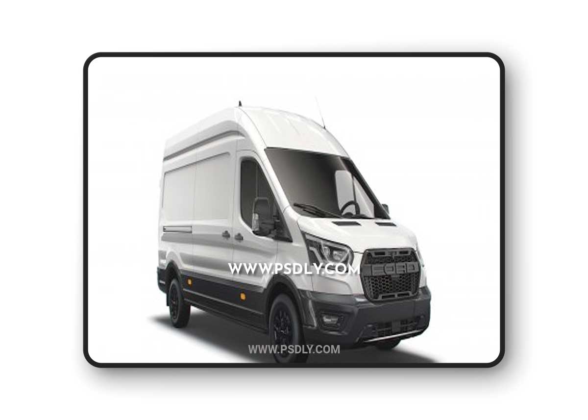 Cgtrader - Ford Transit Van L3H3 Trail 2021 3D Model