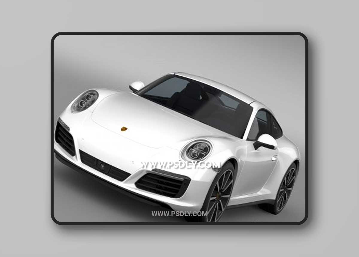 Cgtrader - Porsche 911 Carrera 4S Coupe 991 2016 3D Model