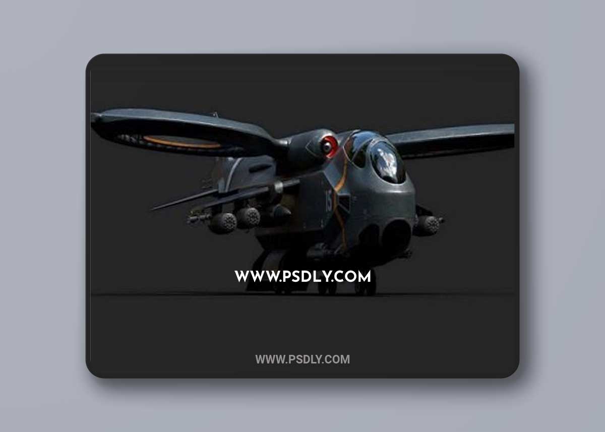 Helicopter Transporter 3D Model