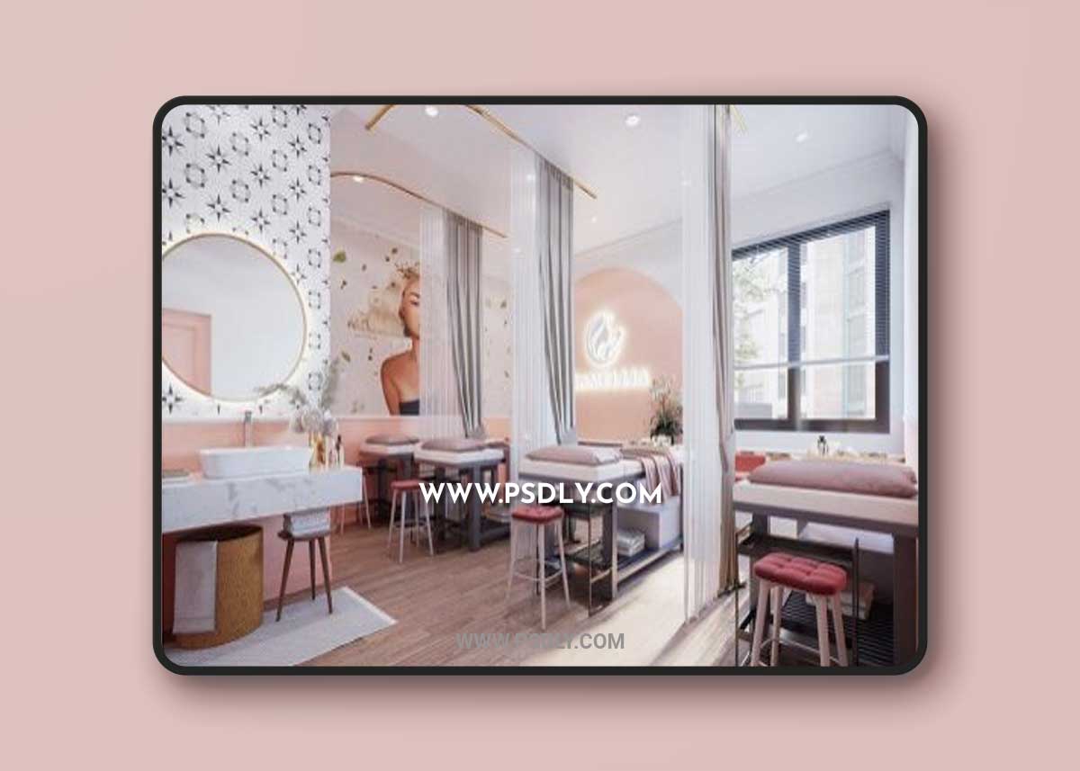 Interior Spa Massage By Nguyen Thuy Mi 3D Model