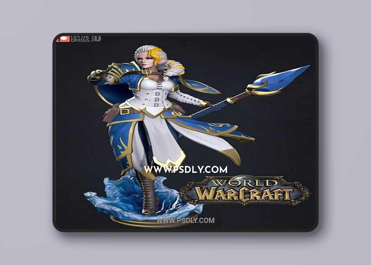 Jaina Proudmoore - WOW 3D Print Model