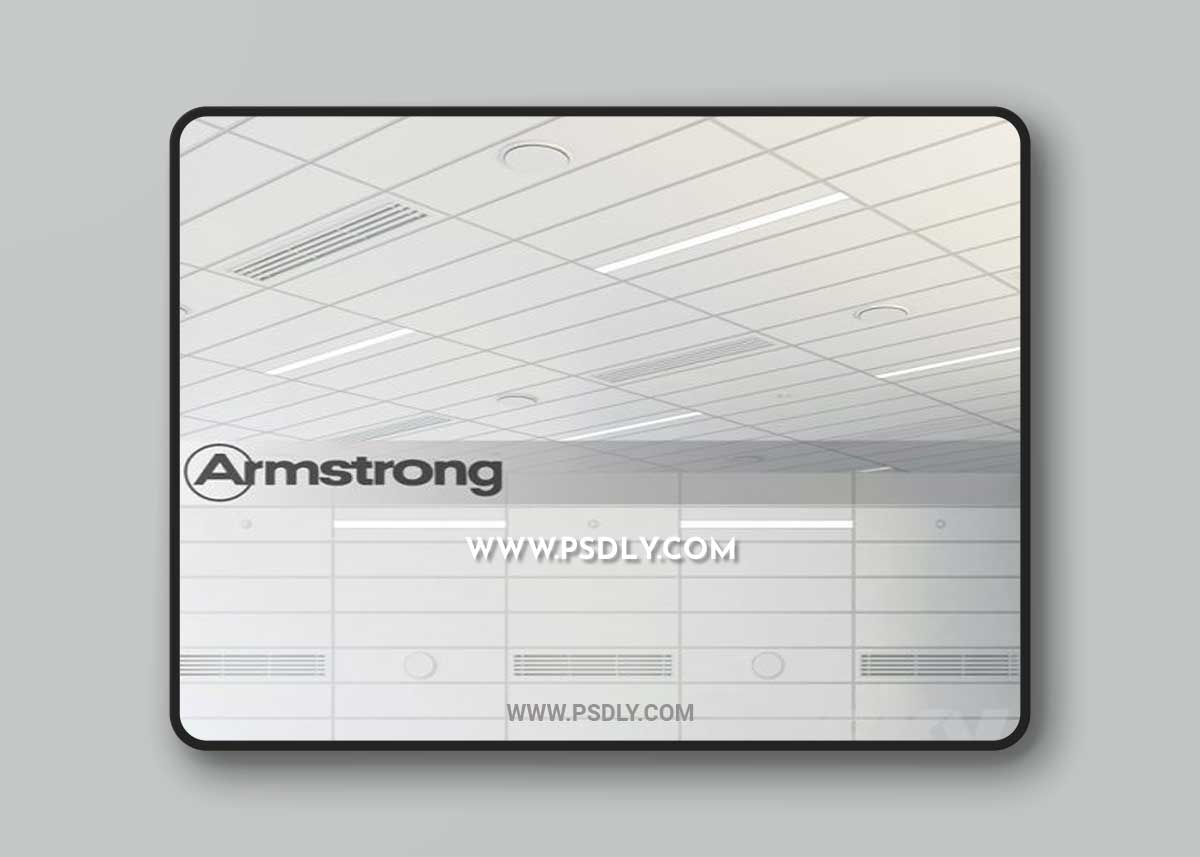 Modern Armstrong Ceiling 3D Model