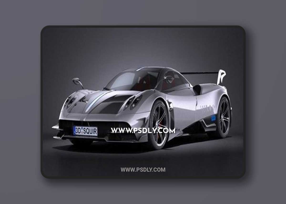 Pagani Huayra BC 2016 3D Model