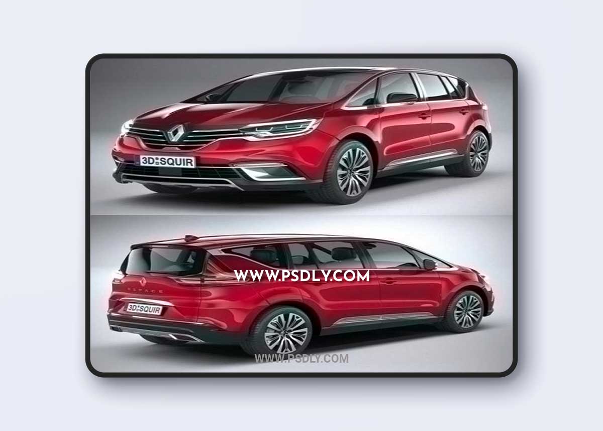 Renault Espace 2020 3D Model