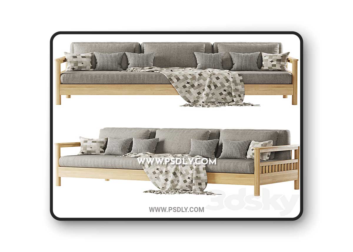 Tribeca outdoor three-seater sofa