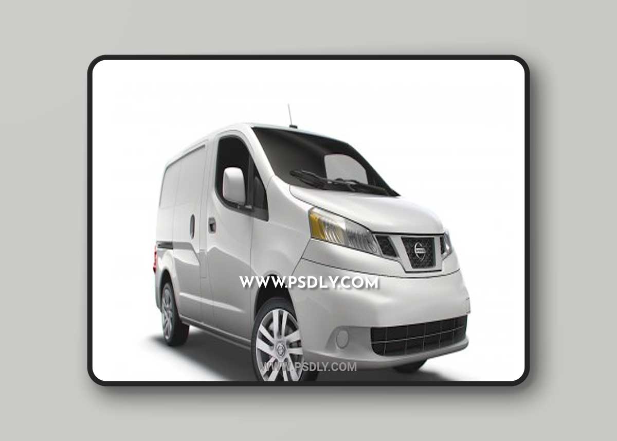 Turbosquid - Nissan NV200 Compact Cargo SV 2022 3D model