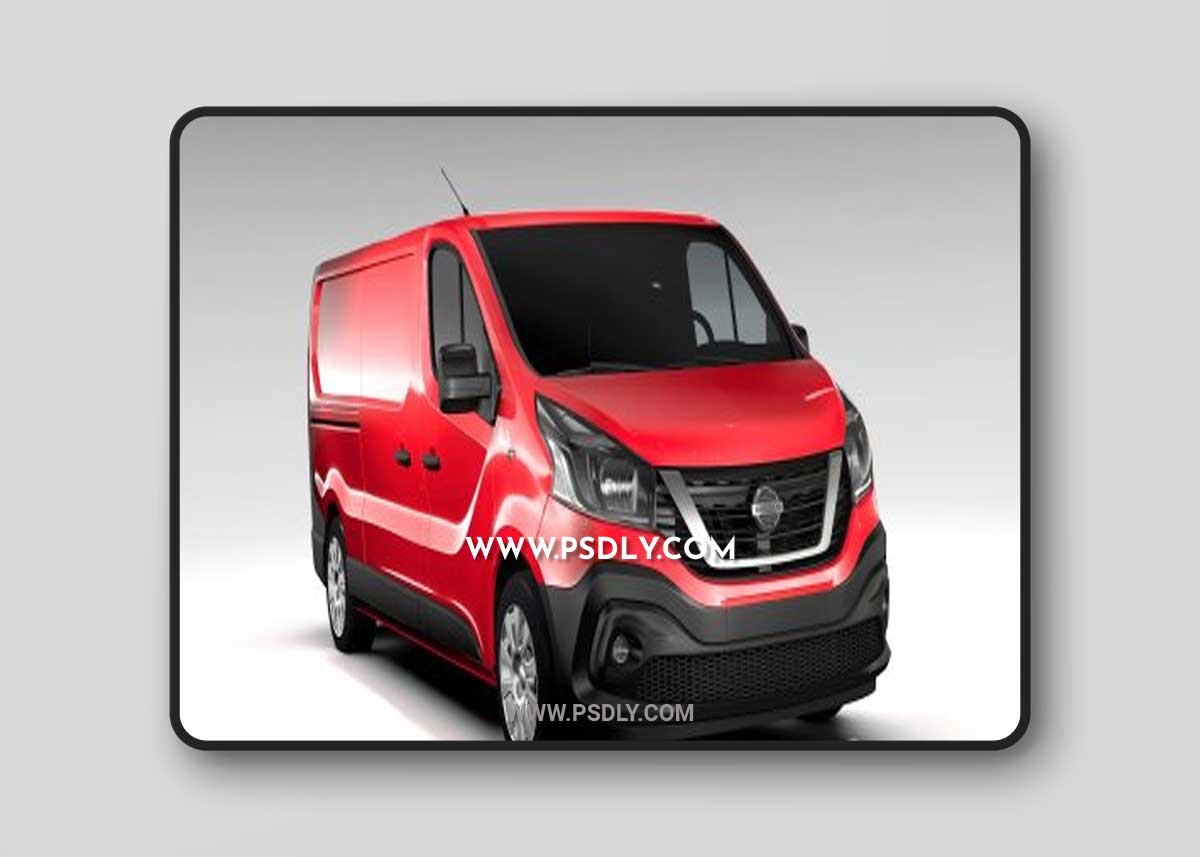 Turbosquid - Nissan NV300 Van L2H1 2016 3D Model