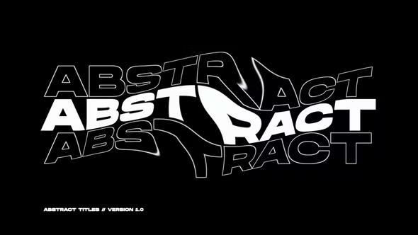 Videohive Abstract Titles | After Effects 38001517