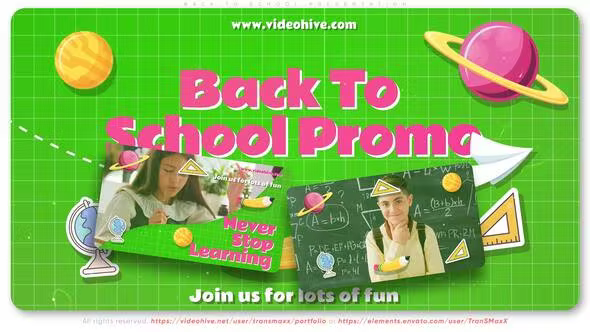 Videohive Back To School Presentation 38034720