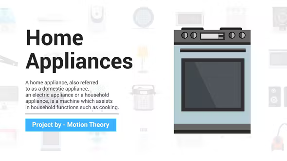 Videohive Home Appliances Icons 37716299