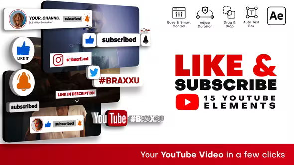 Videohive Like And Subscribe 37971002
