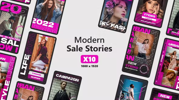 Videohive Modern Sale Stories 36643566