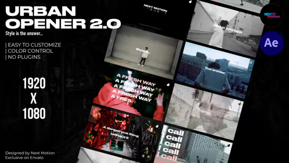 Videohive Urban Opener 2.0 38023463