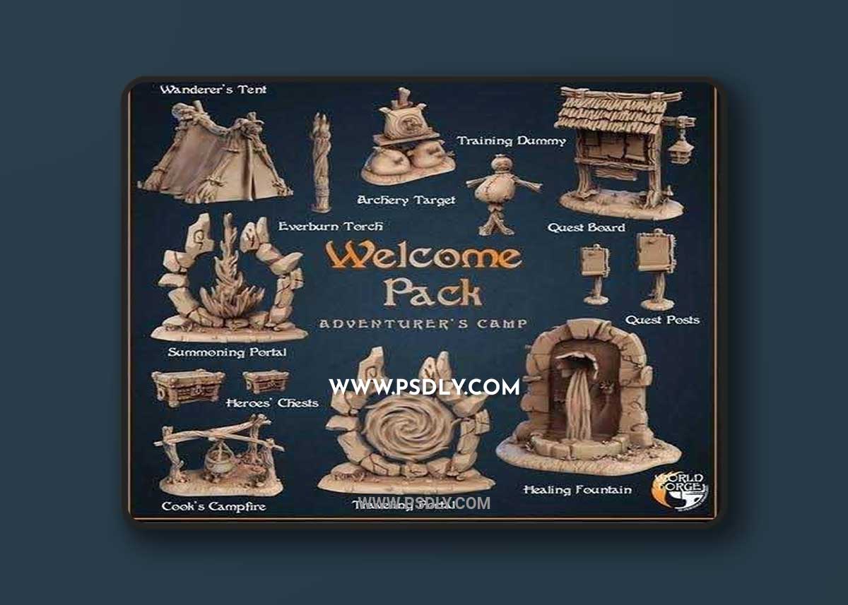 World Forge Miniatures - Welcome Pack 3D Printable