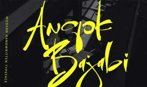 Anqok Bajabi Font