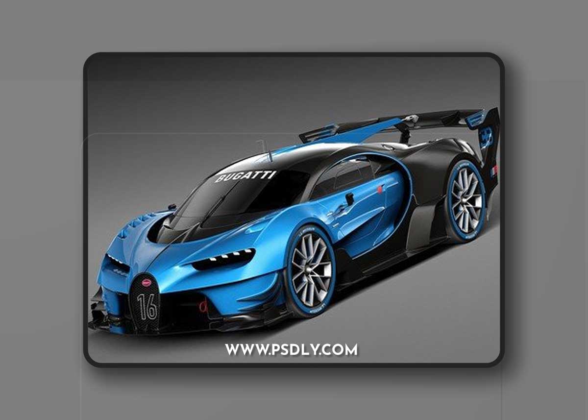 Bugatti Vision Gran Turismo Concept 2015 3d Model