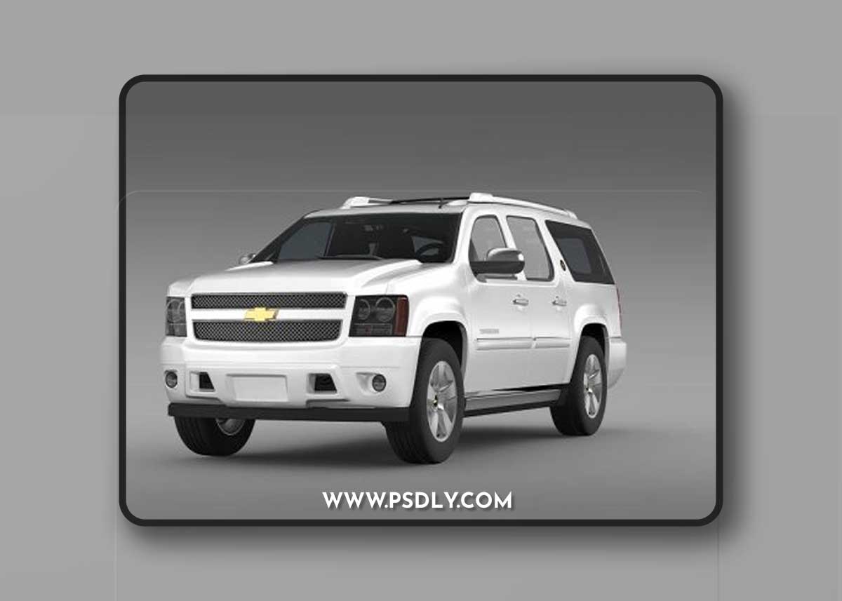 Cgtrader - Chevrolet Suburban 75th DiamondEdition 2012 3D Model