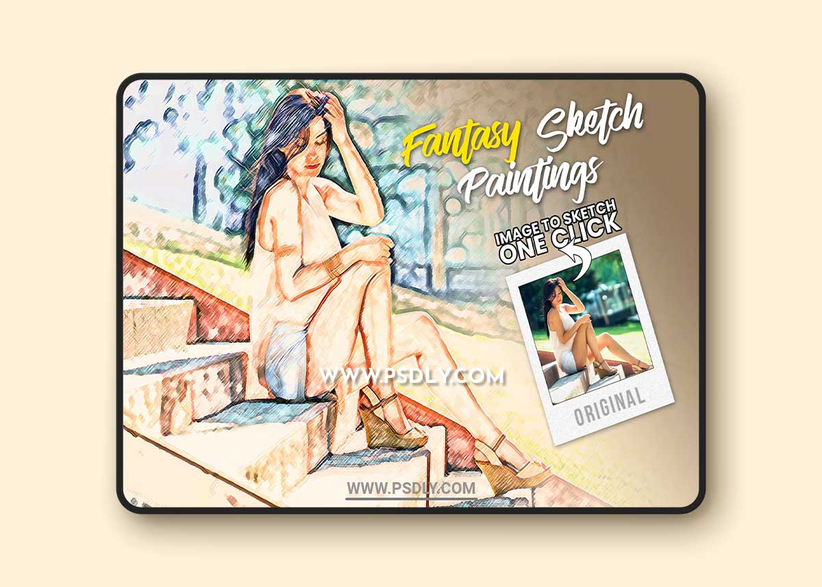 CreativeMarket - Fantasy Sketch Painting 6649067