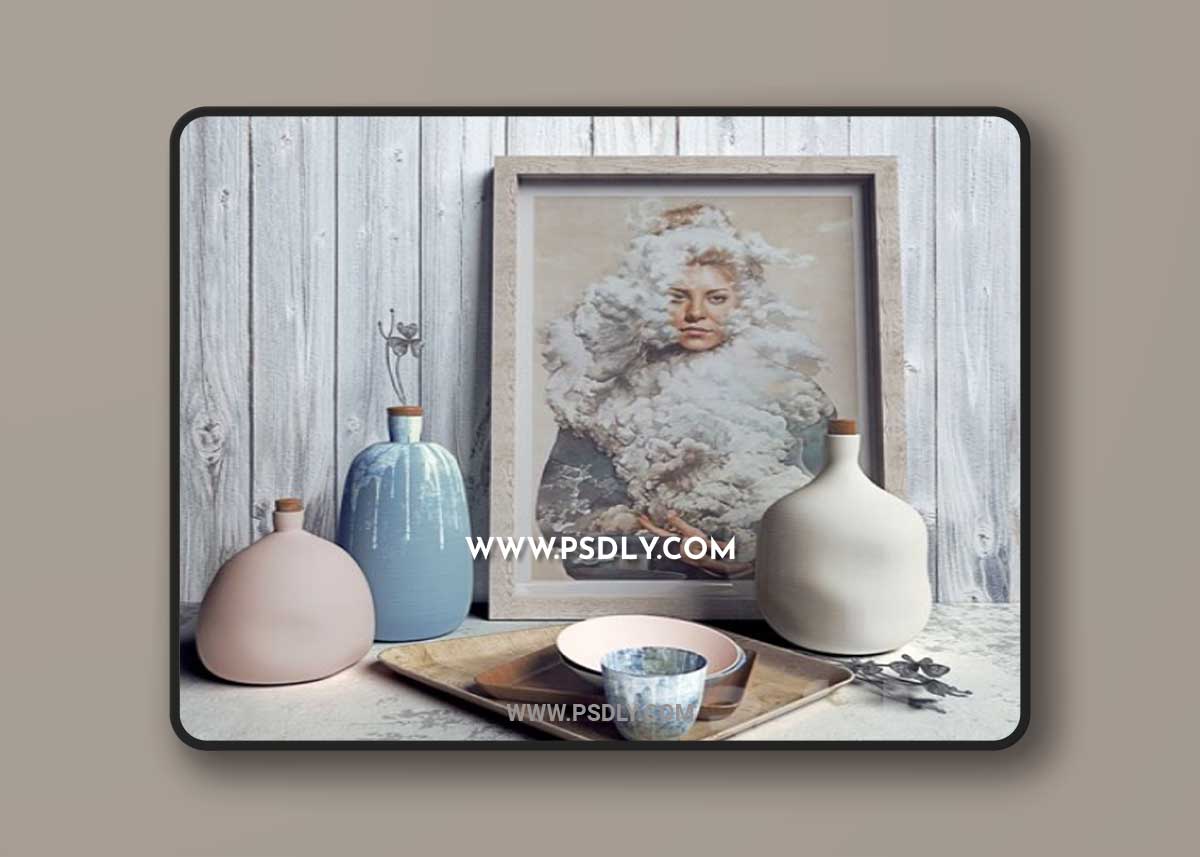 Decorative Set of The Cloud 3D Model