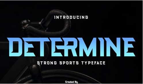 Determine Font